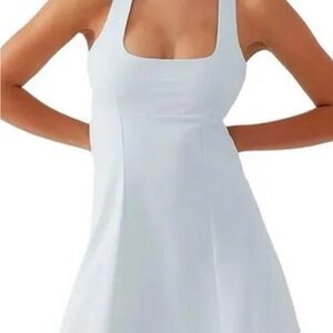 NWT Arctic Blue -DISCONTINUED COLOR- Outdoor Voices Crossback Dress in XXXL